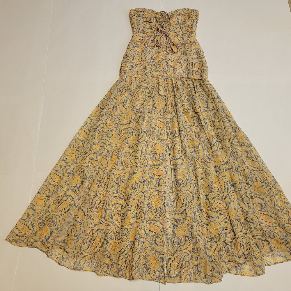 Veronica Beard Lucine Paisley Silk Gown - Picture 6 of 15